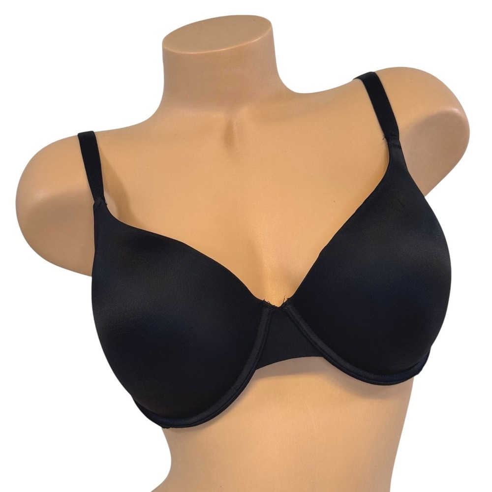 VICTORIA'S SECRET PINK 38D Wear‎ Everywhere Push Up Bra Smooth Black